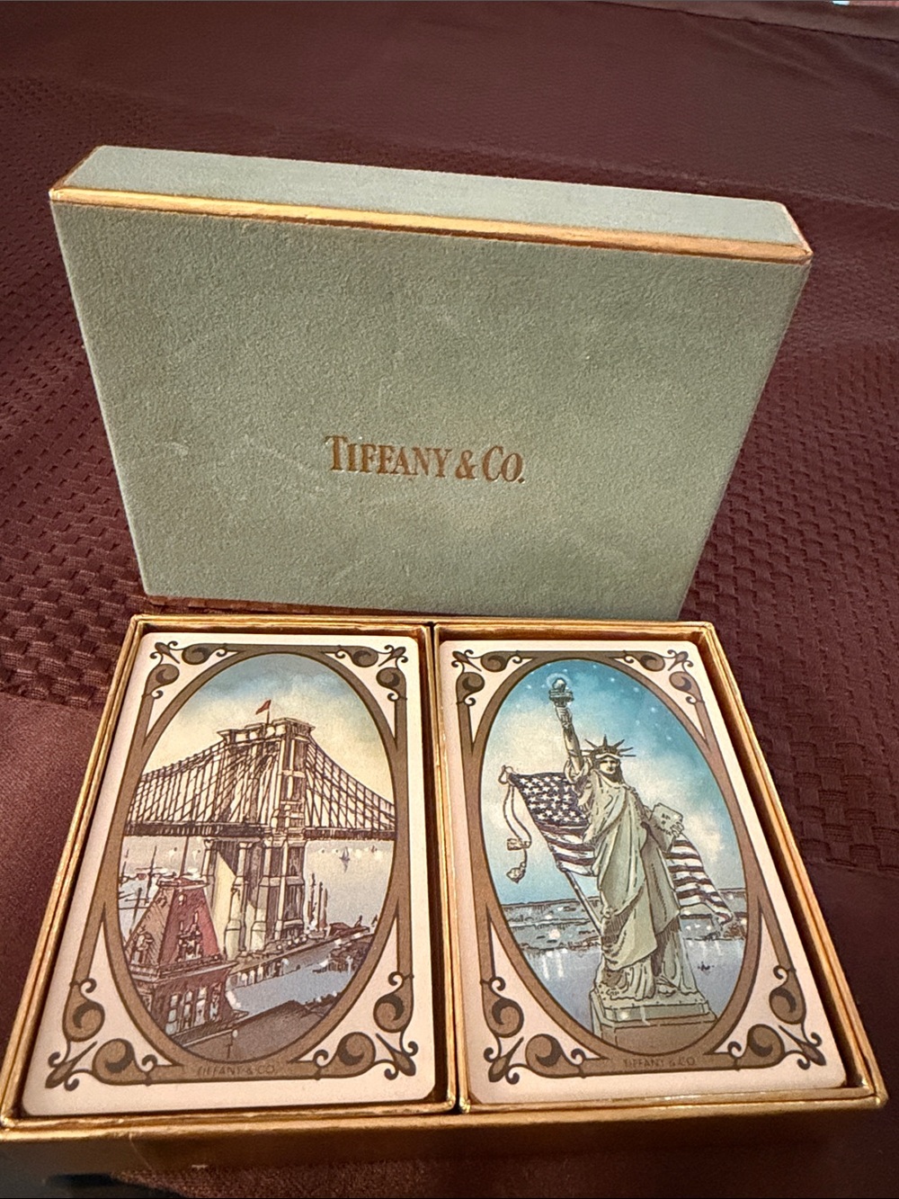 Vintage Factory Sealed Tiffany & Co. Boxed Playing Cards